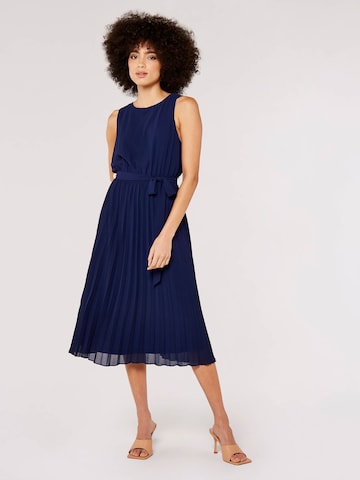 Apricot Cocktail Dress in Blue