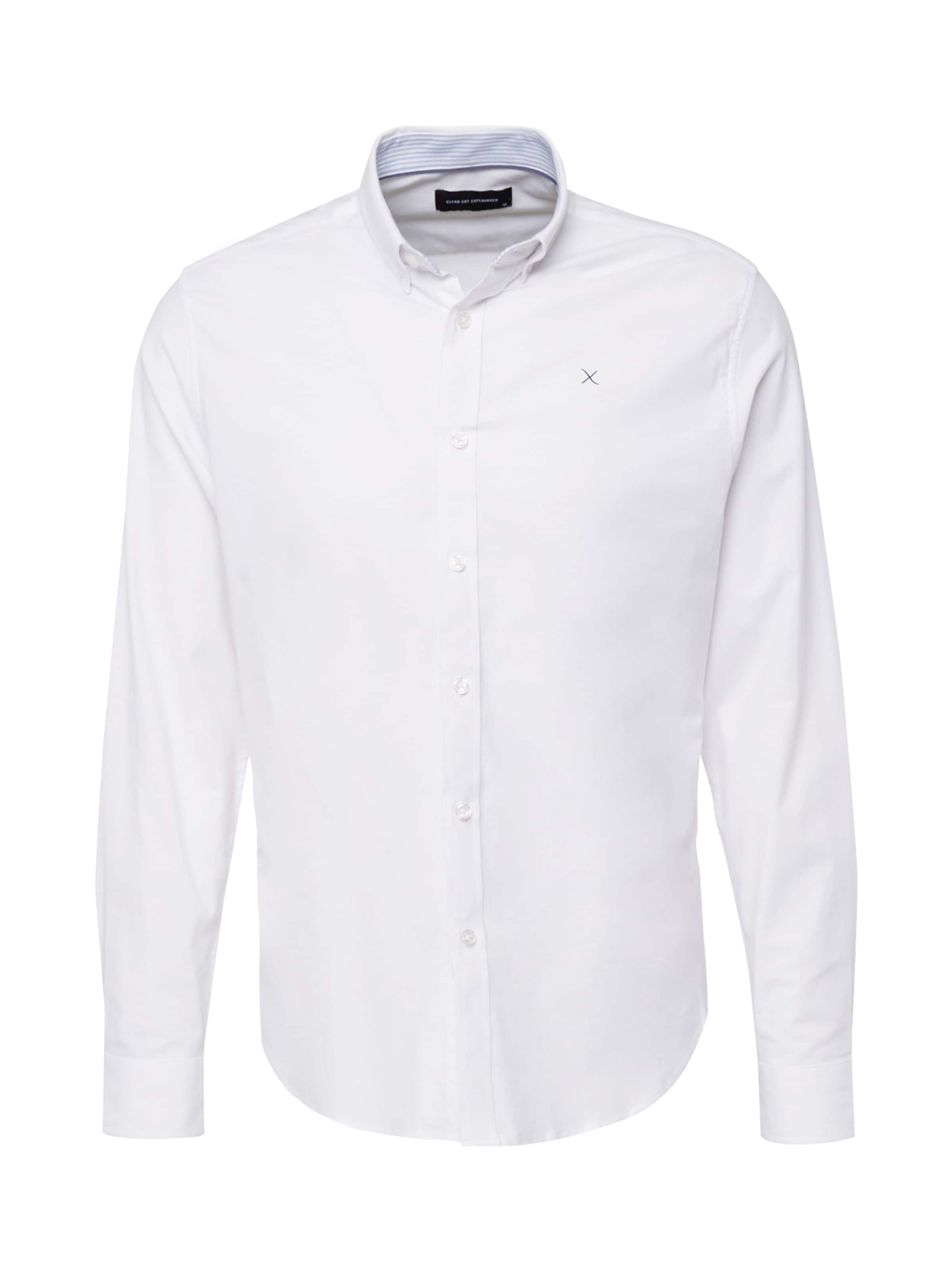 Clean Cut Copenhagen Regular fit Πουκάμισο σε λευκό: μπροστά