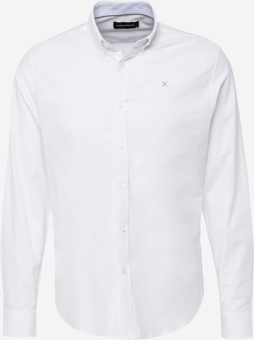 Clean Cut Copenhagen - Regular Fit Camisa em branco: frente