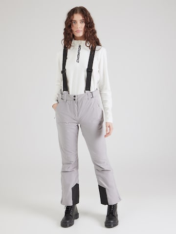 Loosefit Pantaloni per outdoor di 4F in grigio: frontale