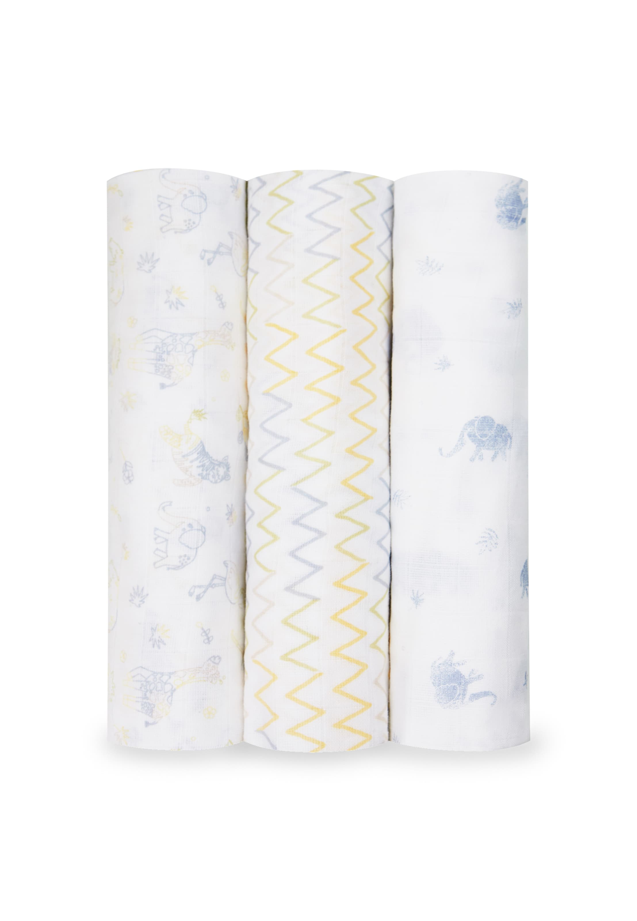 Foulard Stellou & Friends en blanc : devant