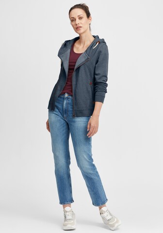 Oxmo Kapuzensweatjacke 'Vicky' in Blau