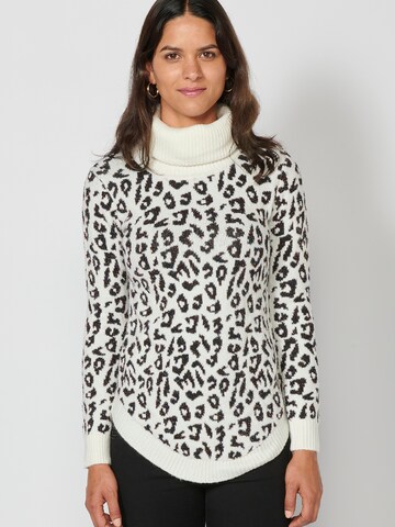 KOROSHI Sweater in White: front