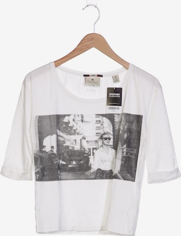 MAISON SCOTCH Langarmshirt M in Weiß: Vorderseite