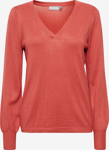 Fransa Sweater in Orange: front