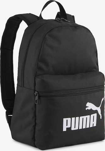 PUMA Rugzak 'Phase' in Zwart: voorkant