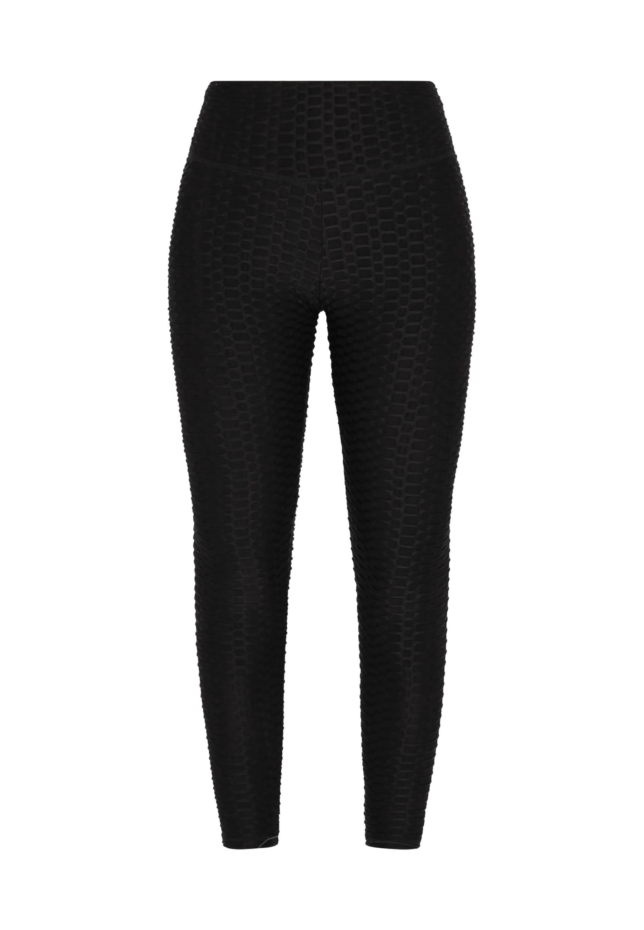 Skinny Leggings 'Fashion Look' Jika en noir : devant