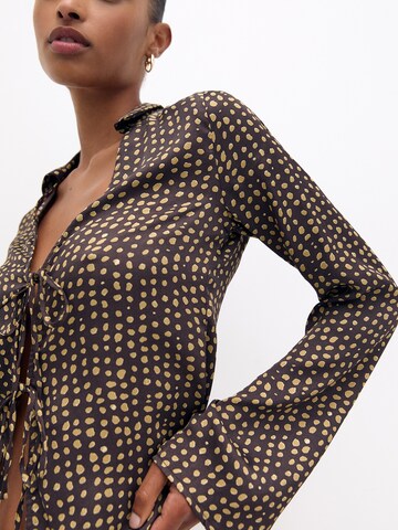Chemisier Pull&Bear en jaune
