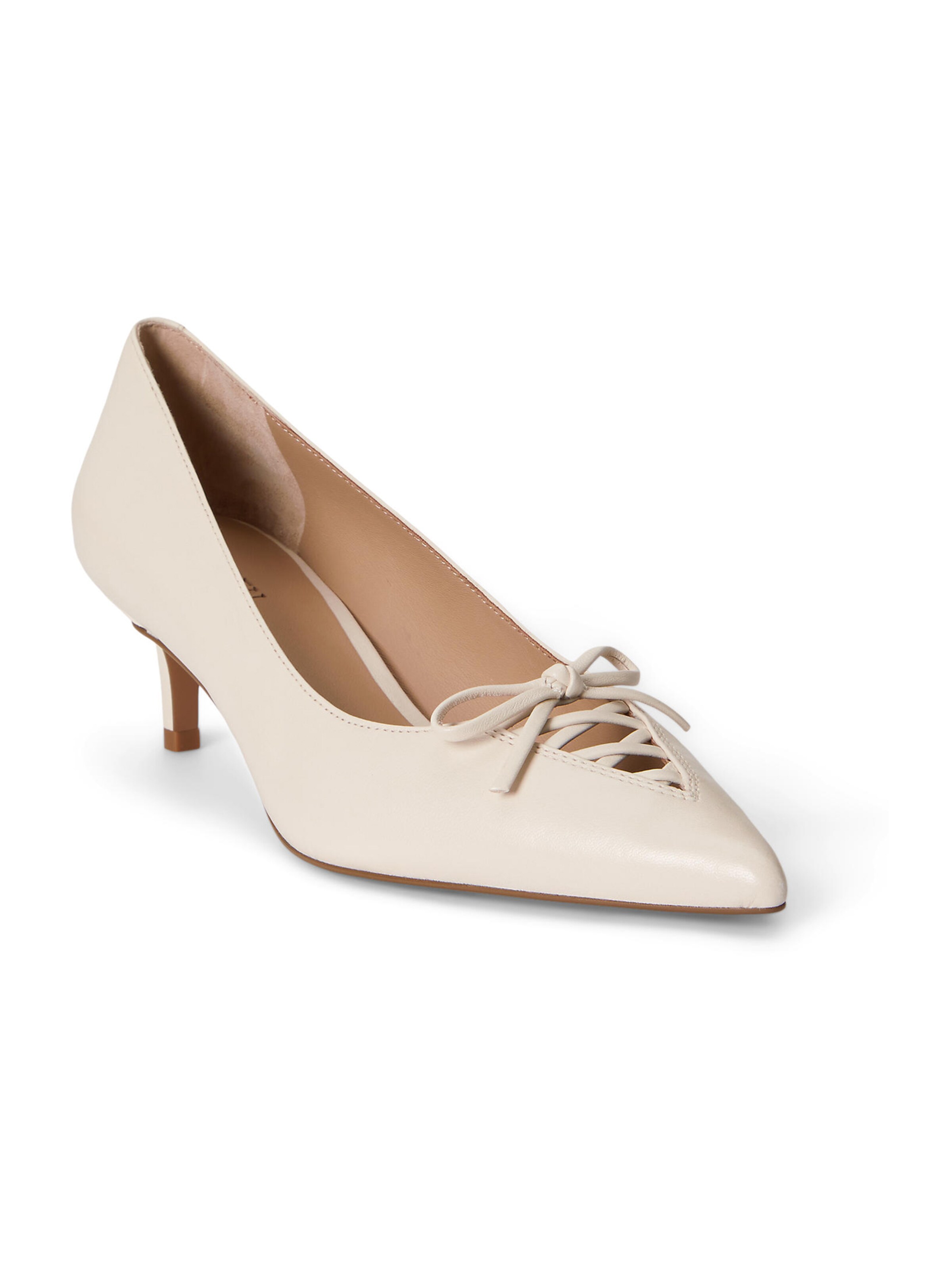 Lauren Ralph Lauren Лодочки 'ADRIENNE' в Белый: спереди