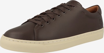TIMBERLAND - Sapatilhas baixas 'Dover Park' em castanho: frente