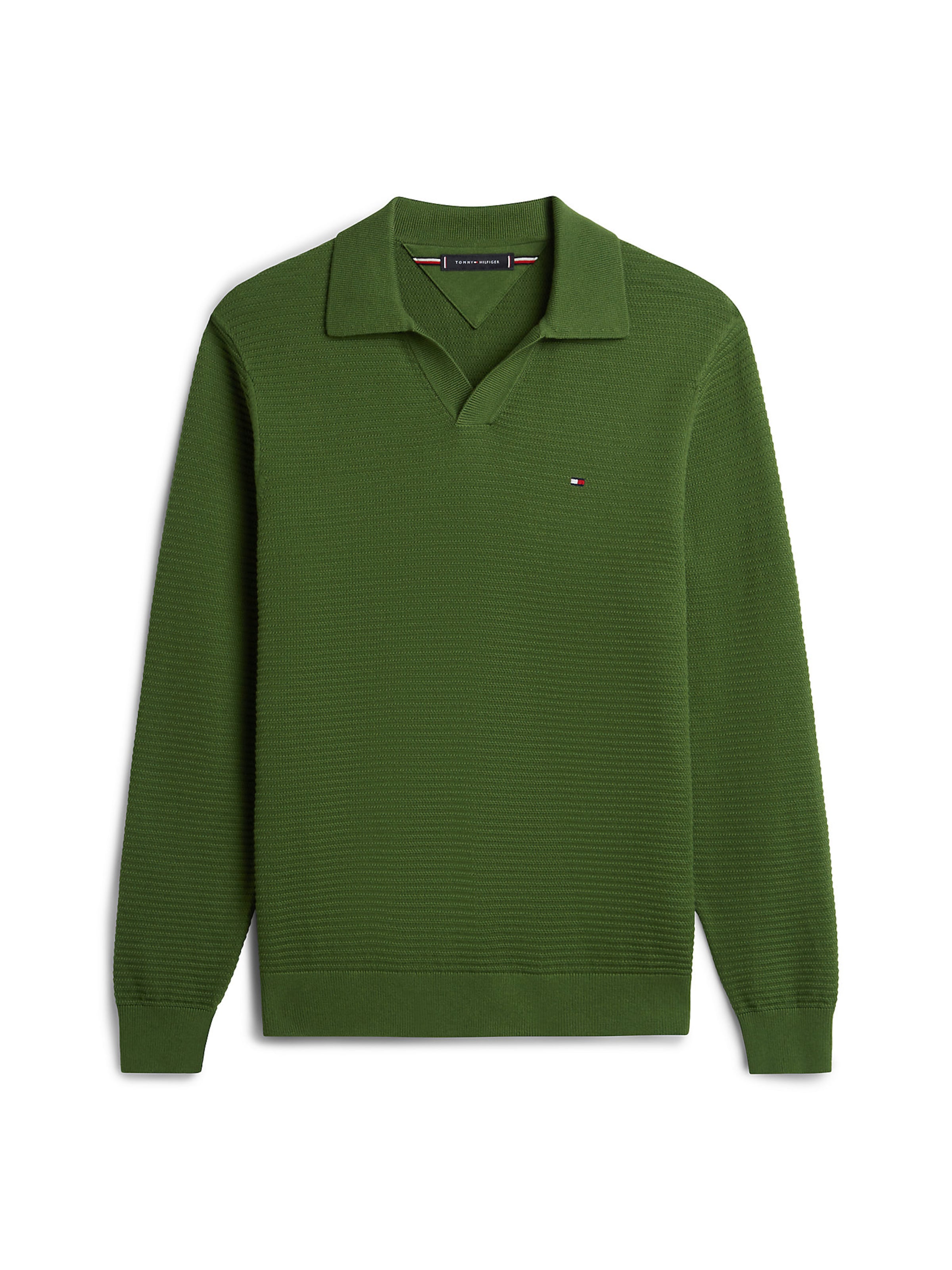 TOMMY HILFIGER Sweater in Green: front