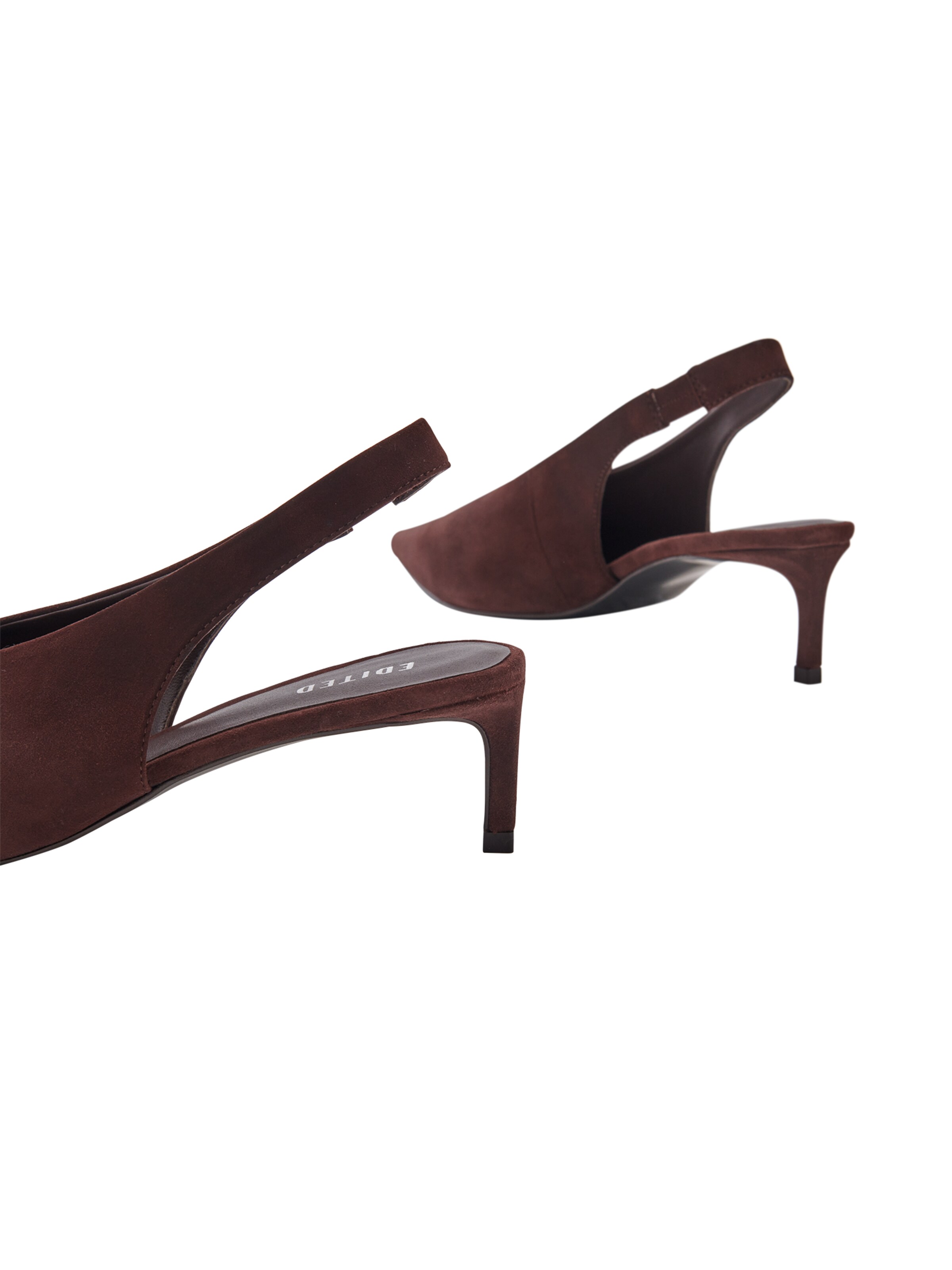 EDITED Slingback pumps 'Tessa' i brun