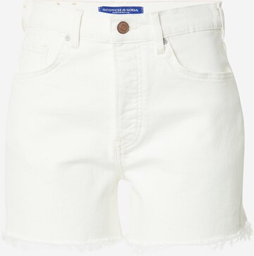 SCOTCH & SODA - Regular Calças de ganga 'The Ray' em branco: frente