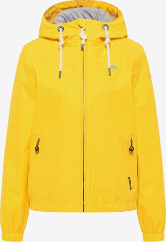 Veste fonctionnelle 'Wilowe' Schmuddelwedda en jaune : devant