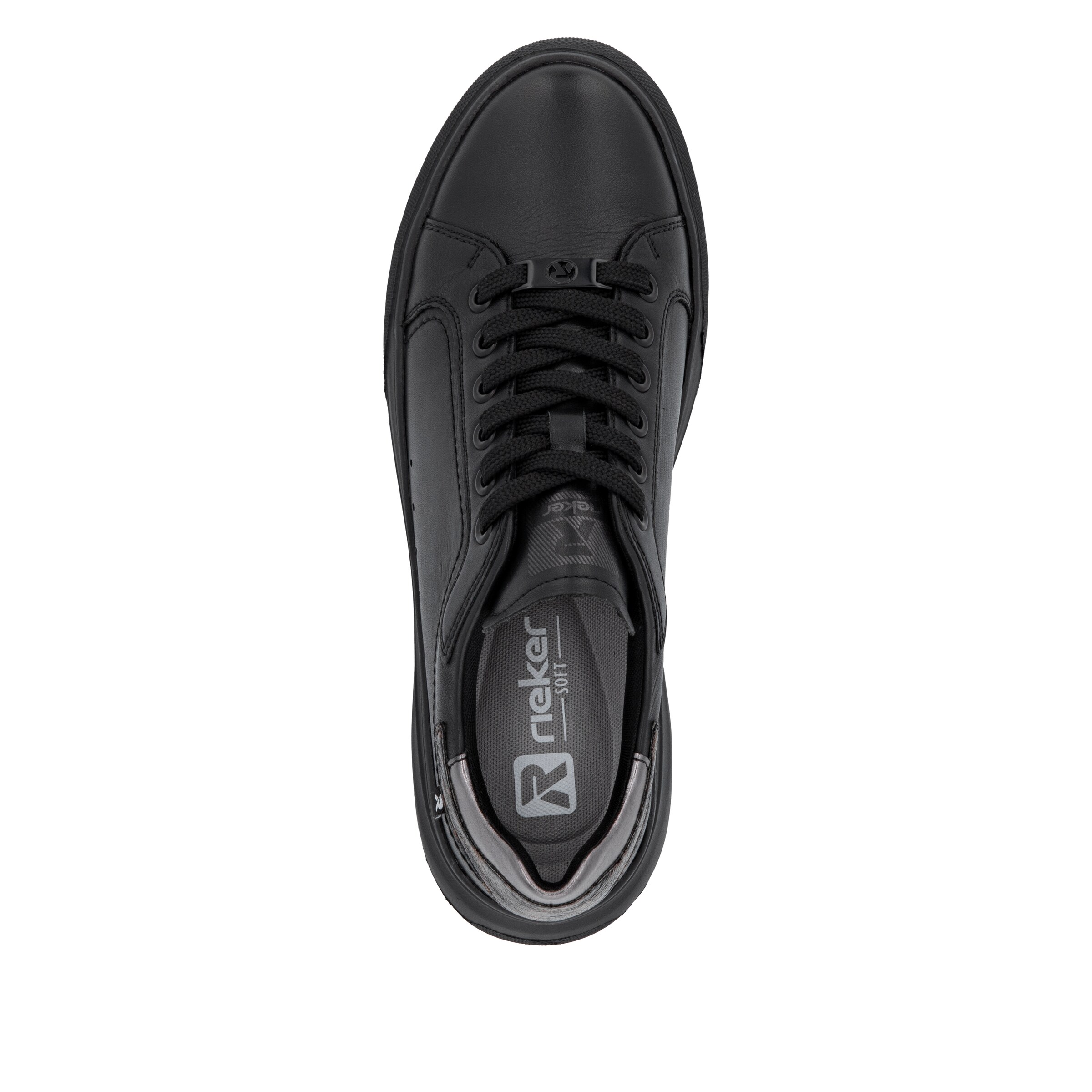 Baskets basses 'W2303' Rieker en noir