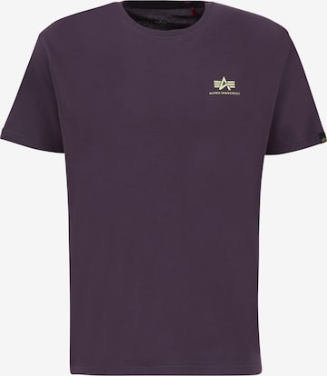 Maglietta di ALPHA INDUSTRIES in lilla: frontale