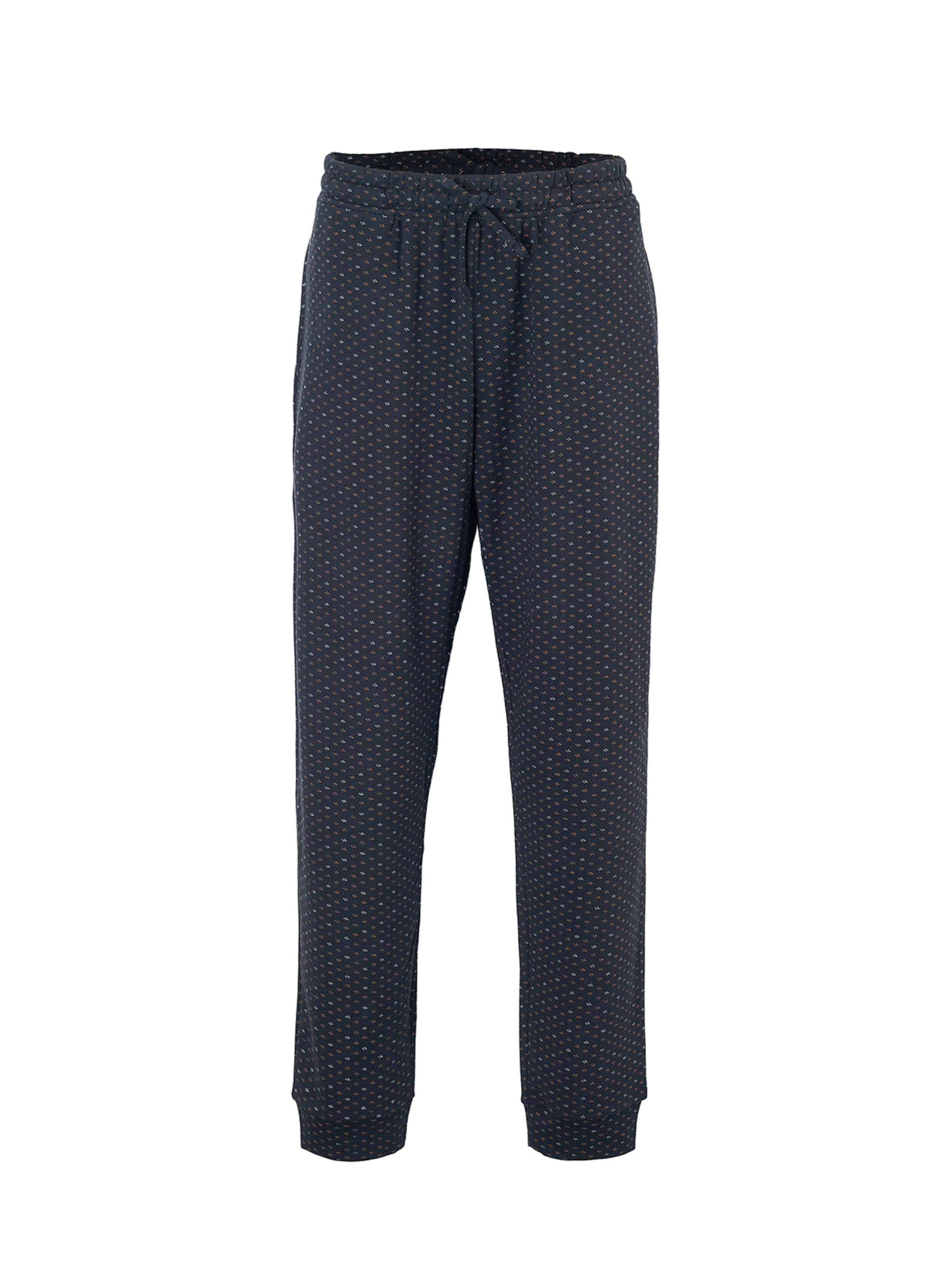 Dagi Pyjamahose in Schwarz: Vorderseite