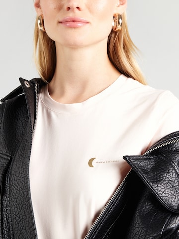rozā ARMANI EXCHANGE T-Krekls
