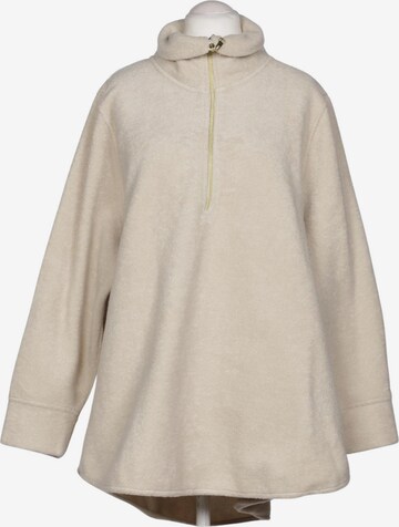 Ulla Popken Sweatshirt & Zip-Up Hoodie in 9XL in Beige: front