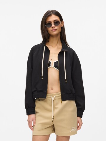 Veste de survêtement Karl Lagerfeld en noir