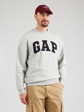 GAP Sweatshirt 'HERITAGE' in Grau: Vorderseite