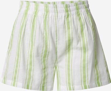NA-KD Normální Kalhoty – zelená: přední strana