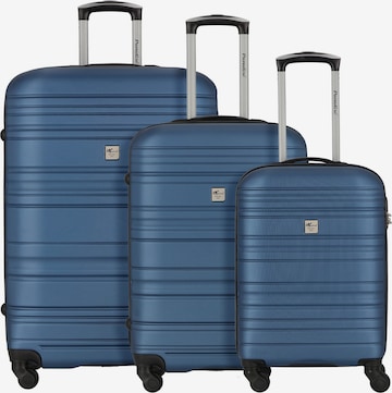 Ensemble de bagages 'Paradise' CHECK.IN en bleu : devant