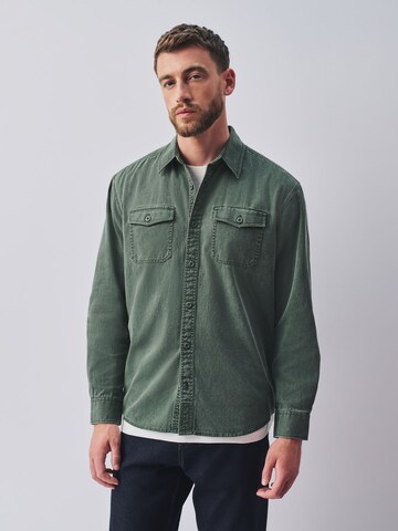 Regular fit Camicia di Next in verde: frontale