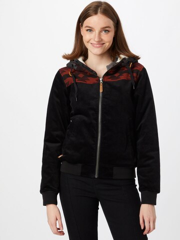 Iriedaily Between-season jacket in Black: front