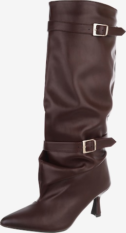 Ital-Design Boots in Red: front