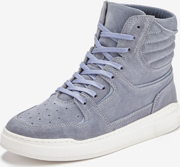 Elbsand High-Top Sneakers in Blue: front
