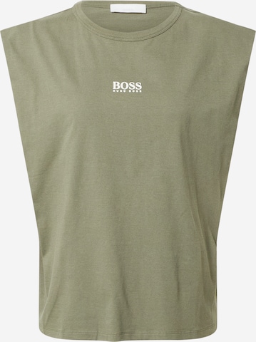 BOSS Orange - Camiseta 'Elys' en verde: frente
