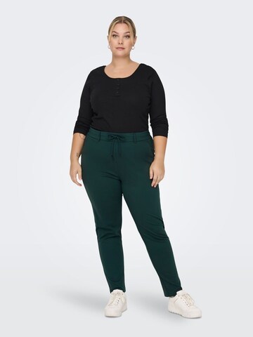 ONLY Carmakoma Tapered Broek in Groen