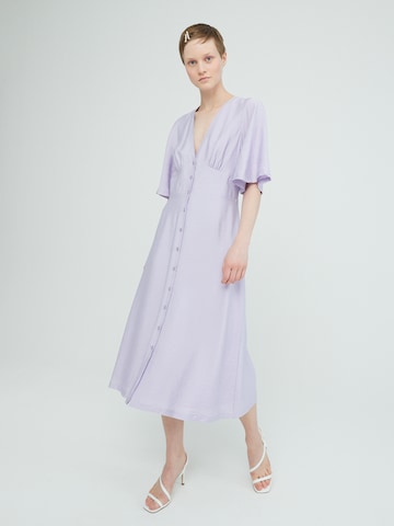Robe 'Vera' EDITED en violet : devant