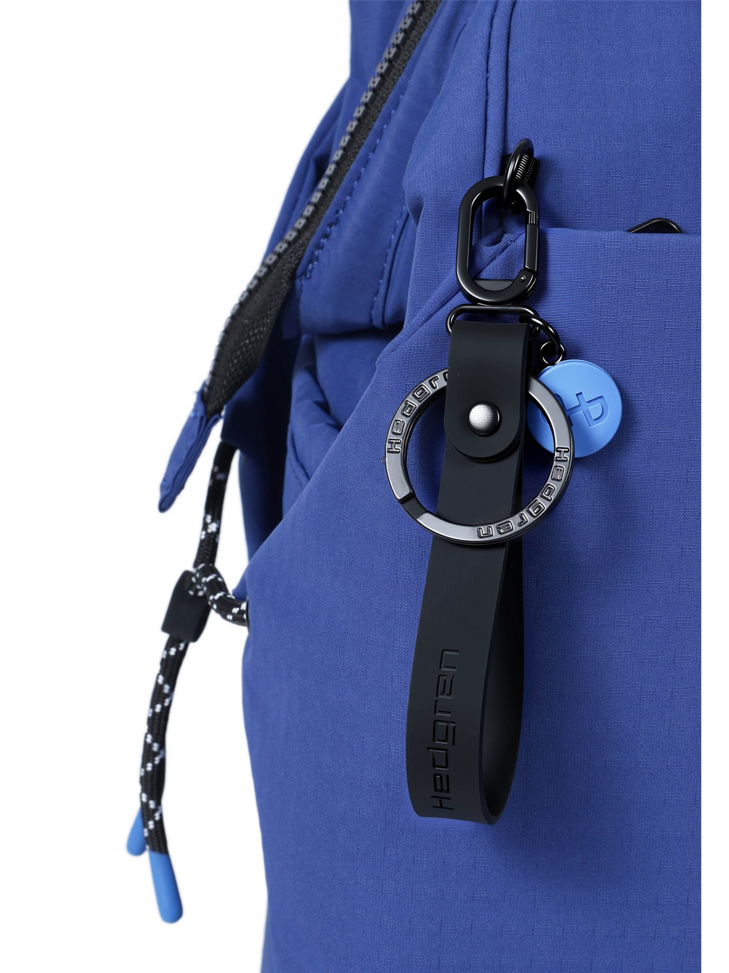 Hedgren Rugzak ' ORIZURU 18,9L ' in Blauw: zijkant