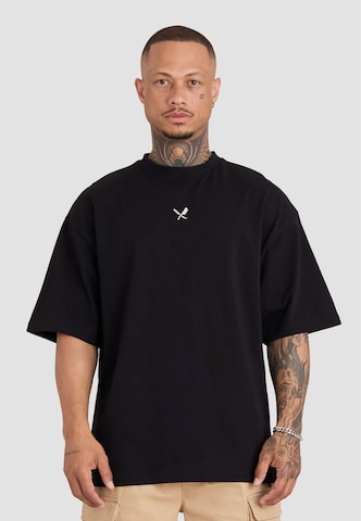 Distorted People Shirt 'Classic' in Zwart: voorkant