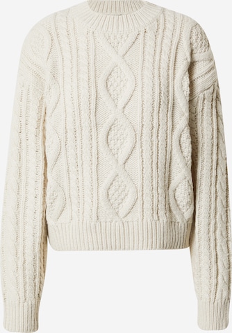 Pull-over 'Jenny' Lindex en beige : devant