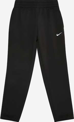 juoda NIKE Standartinis Sportinės kelnės: priekis