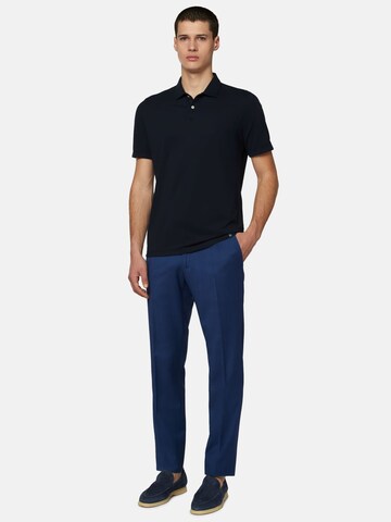 Regular Pantalon à plis 'Aria' Boggi Milano en bleu