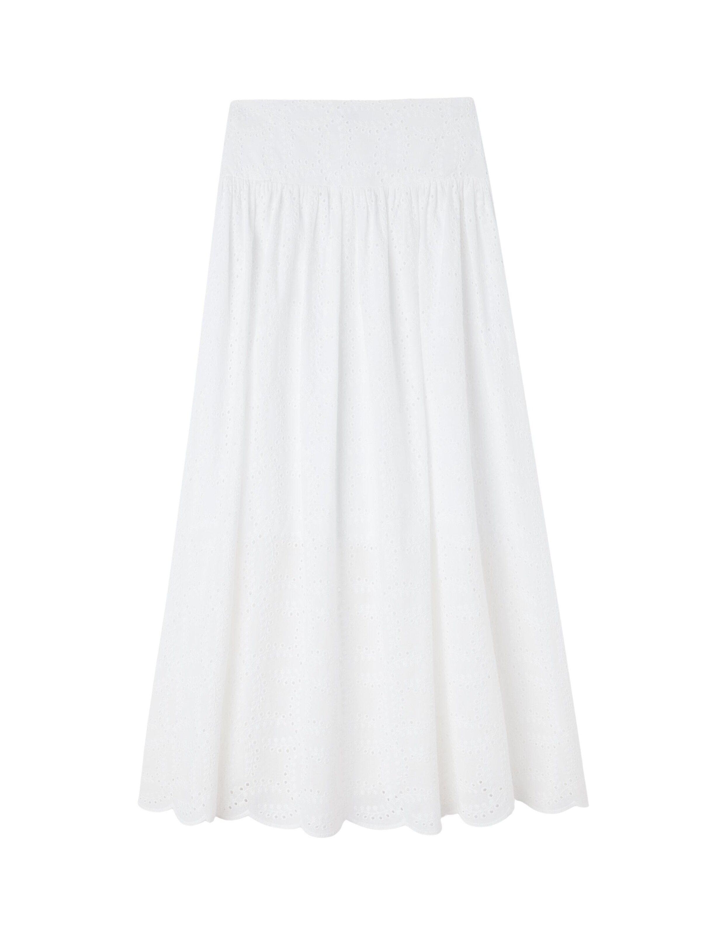 adl Jupe en 40 en blanc, Vue avec produit