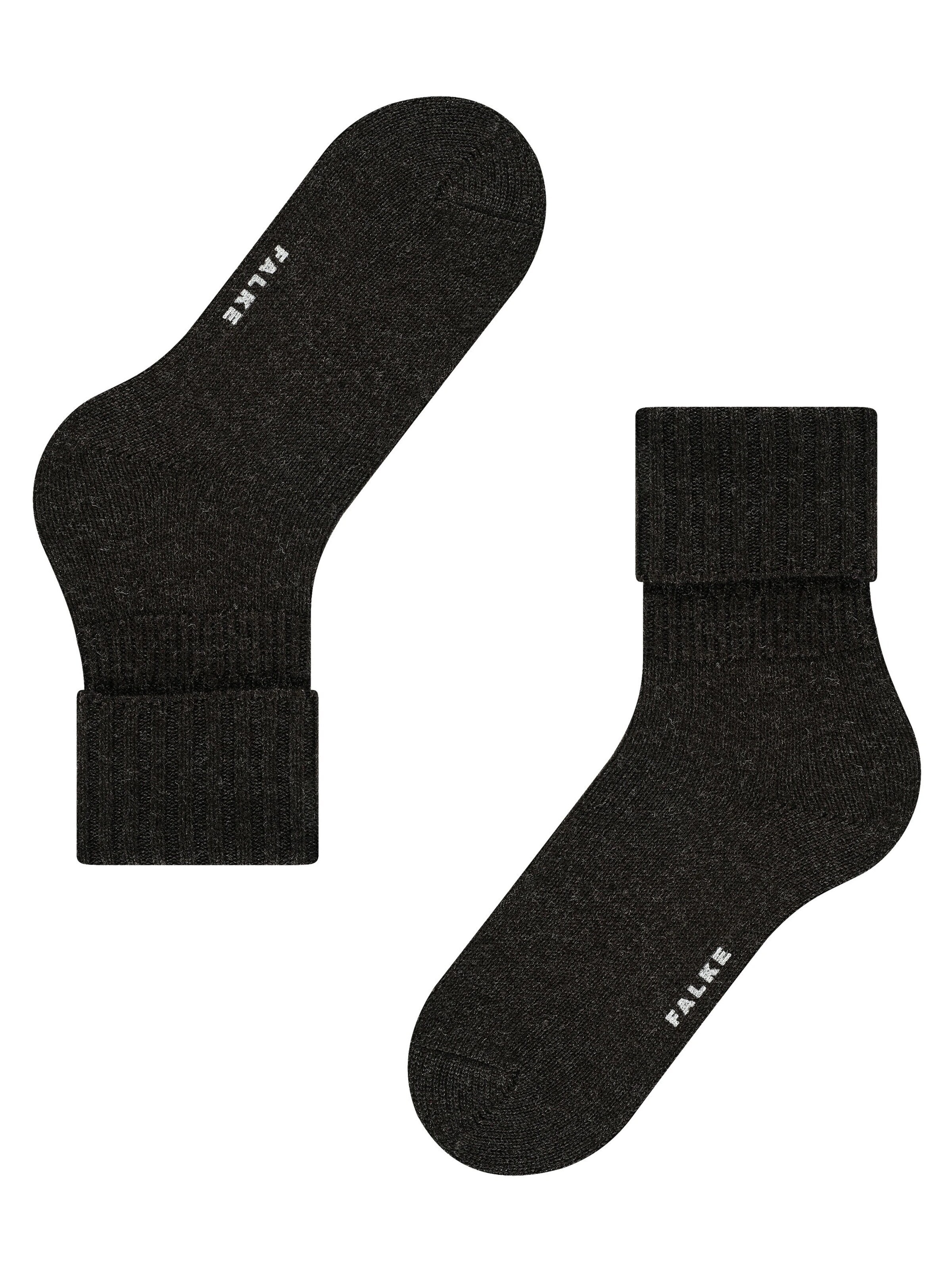 FALKE Socks 'Striggings Rib' in Grey