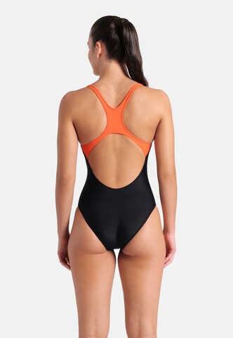 ARENA Bustier Fürdőruhák 'WAKE' - fekete