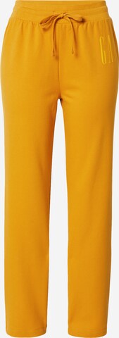 Regular Pantalon GAP en jaune : devant