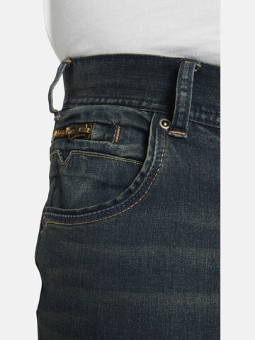 Charles Colby Loosefit Jeans ' Baron Tahams ' in Blauw