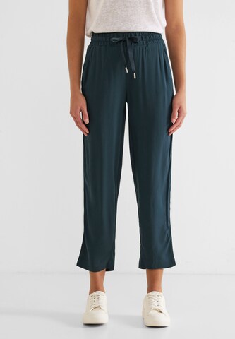 STREET ONE Boot cut Pants in Green: front