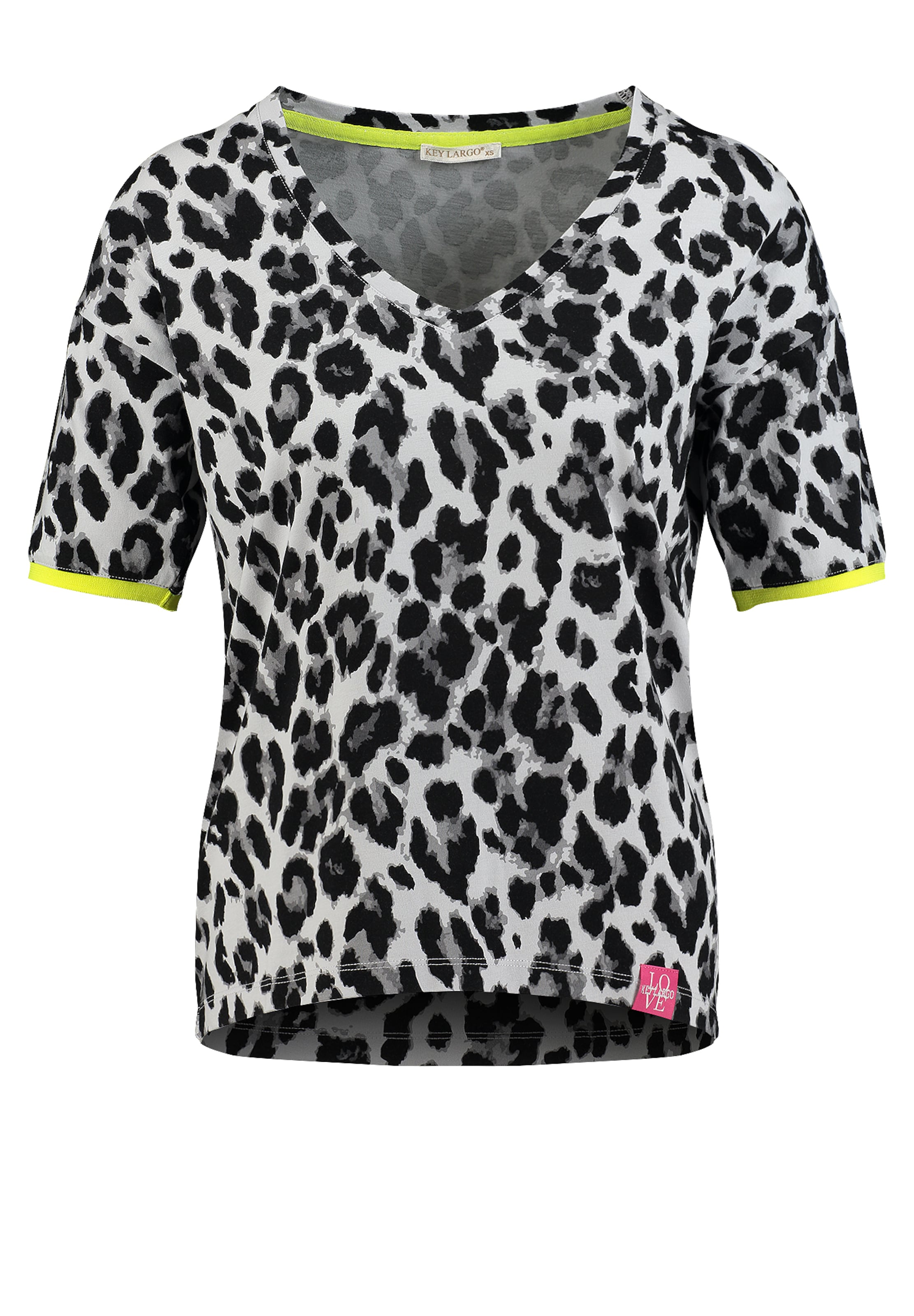 Key Largo Shirt 'Leonora' in Black: front