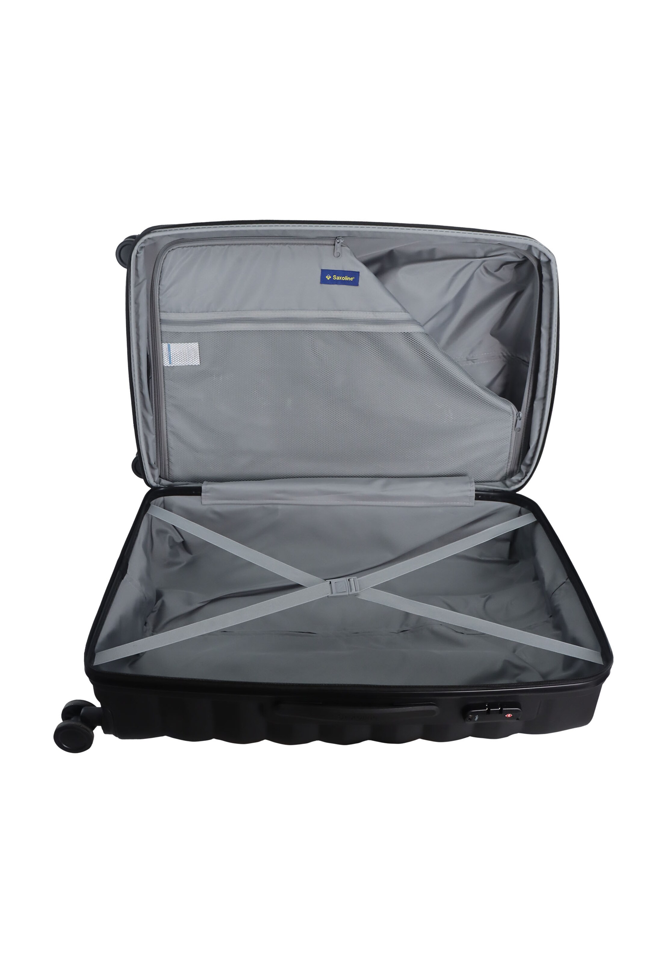 Saxoline Koffer 'Flow' in Schwarz