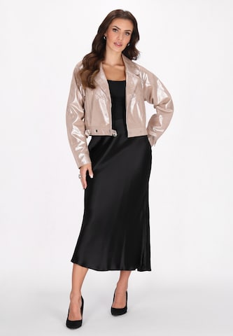 Veste mi-saison faina en rose