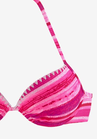 Push-up Bikini BUFFALO en rose