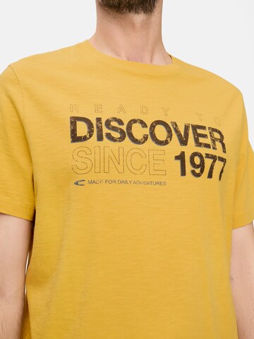 CAMEL ACTIVE T-Shirt in Gelb